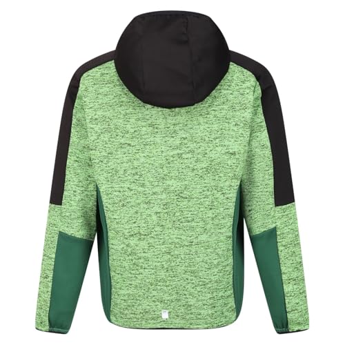 Childrens/Kids Dissolver VII Full Zip Fleece Jacket (9-10 Years) (Jasmine Green/Black)2
