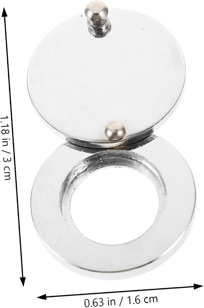 Door Peephole Privacy Cover Viewer Protector with Electroplated Finish for Enhanced Security and Dirt Protection for Home and Apartment Use miniatura 2