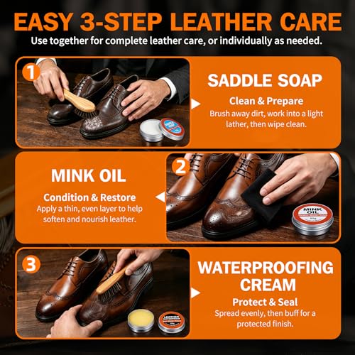 GleamGlee Leather Boot Care Kit
