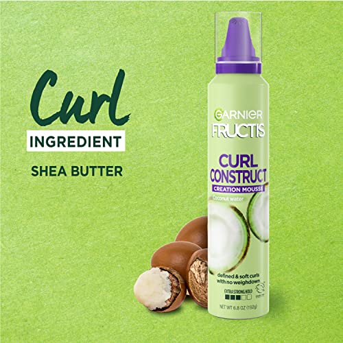 Garnier Fructis Style Curl Construct Creation Mousse, 6.8 Oz, 1 Count (Packaging May Vary) #TOP6