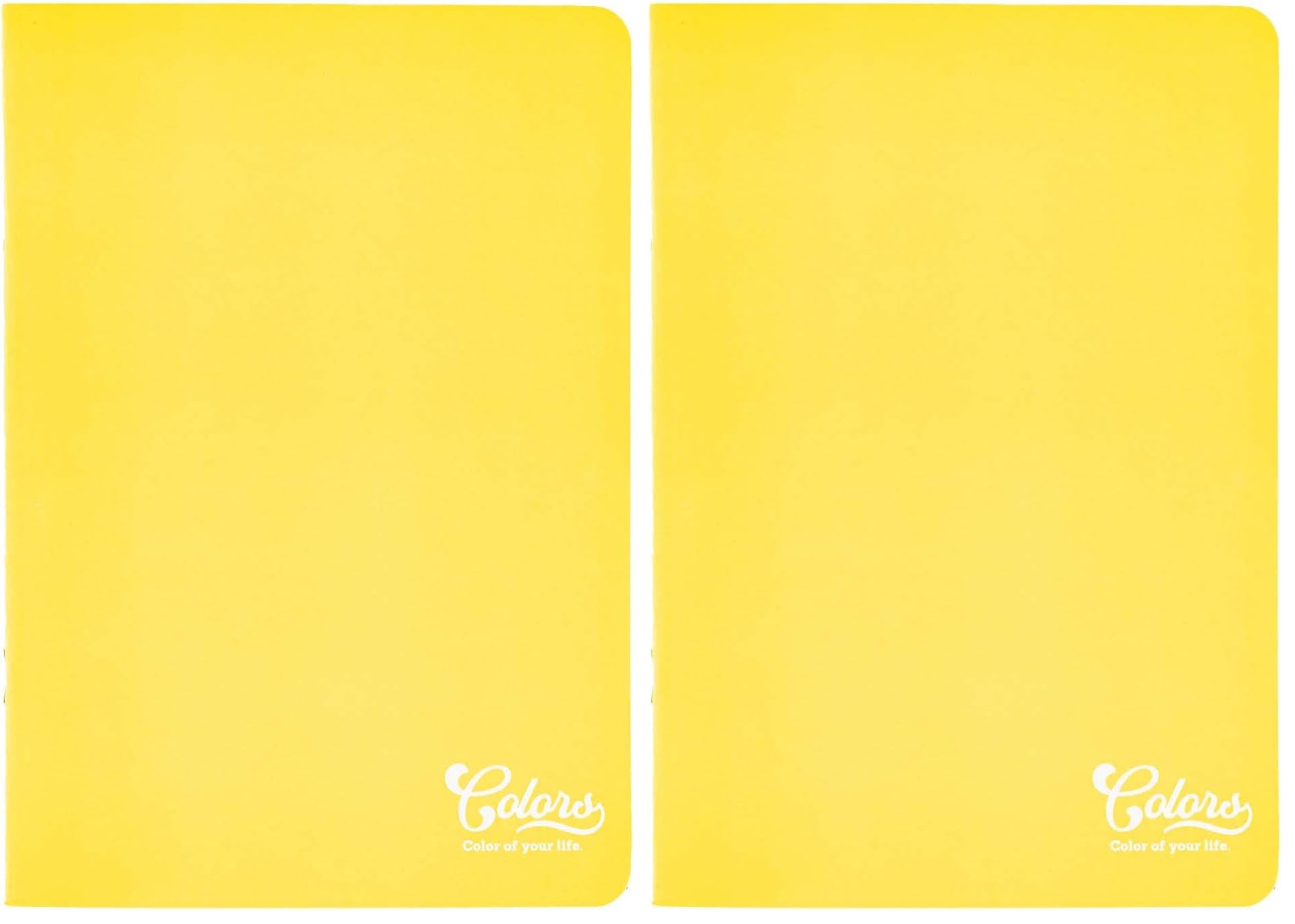 Meteksan Colors A5 60 Yaprak Çizgili Defter, Sarı (2 paketi)