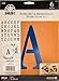 FolkArt 50318 Plaid Stencil Folk-Art Paper Alphabet & Monogram Serif 6", 6"