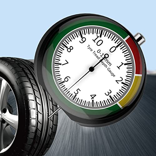 Car Tyre Ruler Automobile Pointer Monitoring Tire Tread Pattern Depth Gauge [���s�A���i]