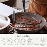 Made In Cookware - 2-Piece Nonstick Ceramic Frying Pan Set (Graphite Coating, Black Handle) - 5-Ply Stainless Clad - Professional Cookware - Crafted in USA - Image 4