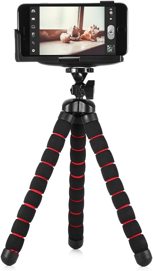 Phone Tripod Mini Octopus Tripod with Mount for iPhone Mini Camera/Projector Travel