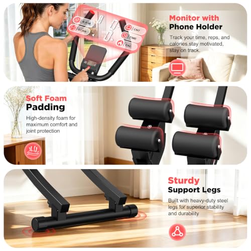 Image of RELIFE REBUILD YOUR LIFE Dual Track Ab Machine, Exercise Equipment