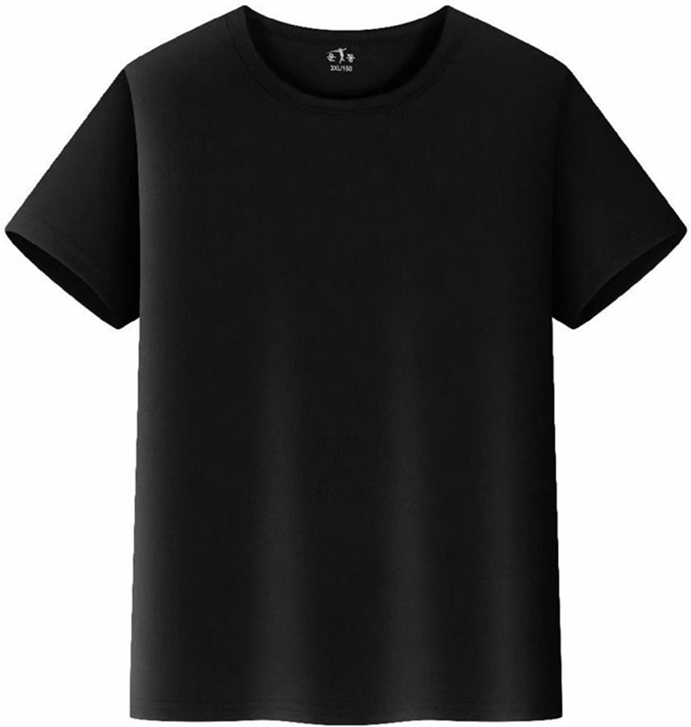Men's Women's Short Sleeve Cotton Summer Plain Top Crew Neck Tops Breathable Baggy T-Shirt Loose Comfortable Summer Shirt Lightweight Casual Sports Shirt