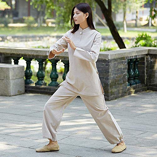 Ensemble d'uniformes de Tai Chi quatre saisons, costume traditionnel chinois en coton de qualité - 6