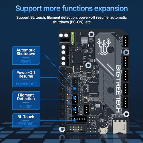 BIGTREETECH SKR Mini E3 V3.0 Control Board +TFT35 E3 V3.0.1 Touch Screen Display 32-Bit Silent Board Integrated with TMC2209 UART Stepper Driver Compatible with Ender 3/5 Ender 3 Pro/V2 3D Printer