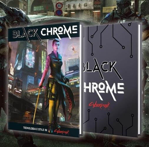 cyberpunk red - black chrome - edizione da collezione pure black chrome