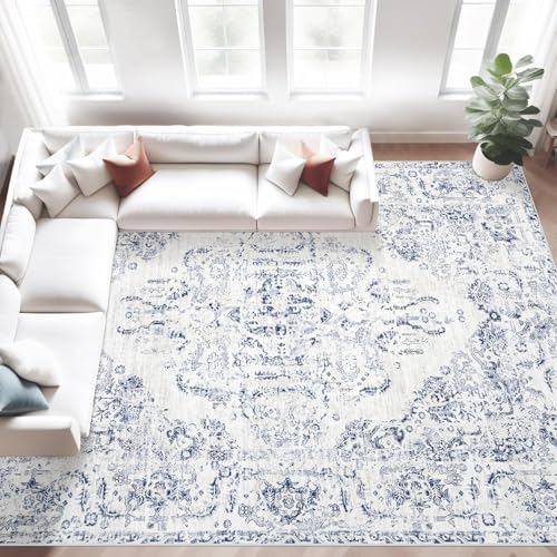 10x14 Area Rugs for Living Room: Washable Rug Vintage Large