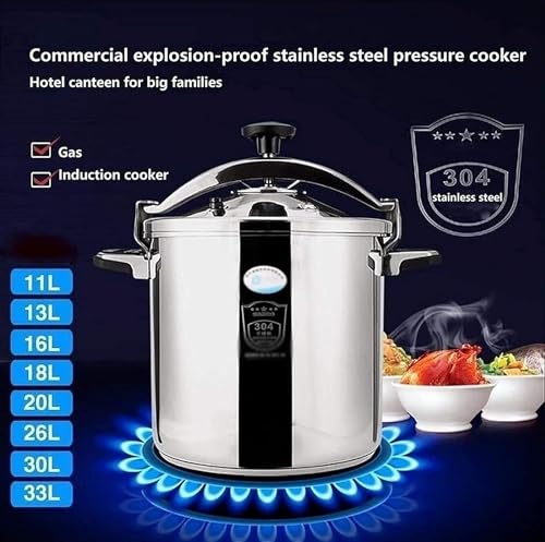 Pressure-Cooker-Explosion-ProofLarge-Capacity-Stainless-Steel-High-Pressure-Cooking-Pot-Suitable-for-Gas-Induction-Cooker-High-Pressure-CookerSilver-18L