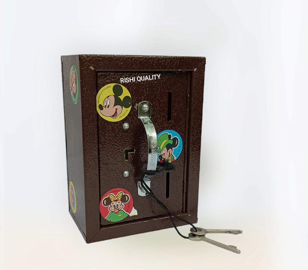 RISHI QUALITY Small Iron Money Bank with 2 Keys. Iron Tijori Coin Saving Box for Kids. for Birthday, New Year Gift.(Colour May Vary) (B0CQCKBY8D) Amazon Price History, Amazon Price Tracker