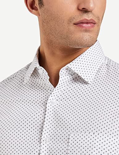 Image of Diverse Men's Cotton Printed Full Sleeve Regular Formal Shirt