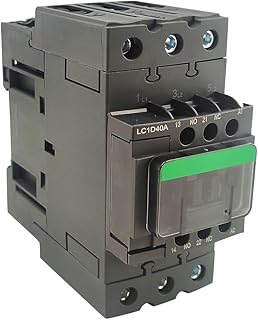 LNKWEL LC1D40AG7 Non-Reversing Contactor 40A 3Pole 120VAC Coil AC Magnetic Contactor 1NO 1NC 50/60Hz