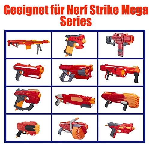 Airlab 60er Darts Pfeile für Nerf 9,5cm Zubehör, Refill Darts Foam Pfeile Munition Bullets,Rot