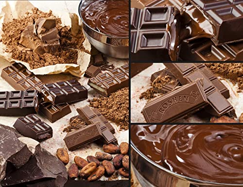 Roshen Bar Milk Chocolate With Cream Brulee Filling 1.51Oz/43Gr (Box Of 30) #TOP5