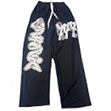 Sudiup Star Letter Printed Pants Casual Pants Men's and Women's Hip Hop Sports Pants Wide Size Sports Pants