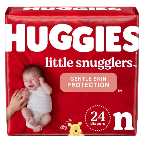 Image of Heavy Absorbency Unisex Little Snugglers Newborn Baby Diaper, 288 per Case | Baby Diaper,Unisex,Pull On