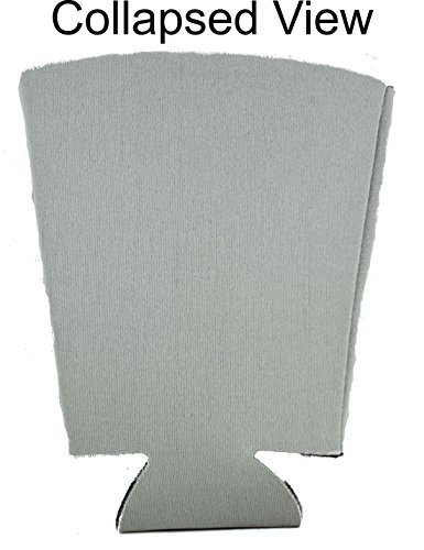 Blank Foam Pint Glass Coolie (6, Gray)