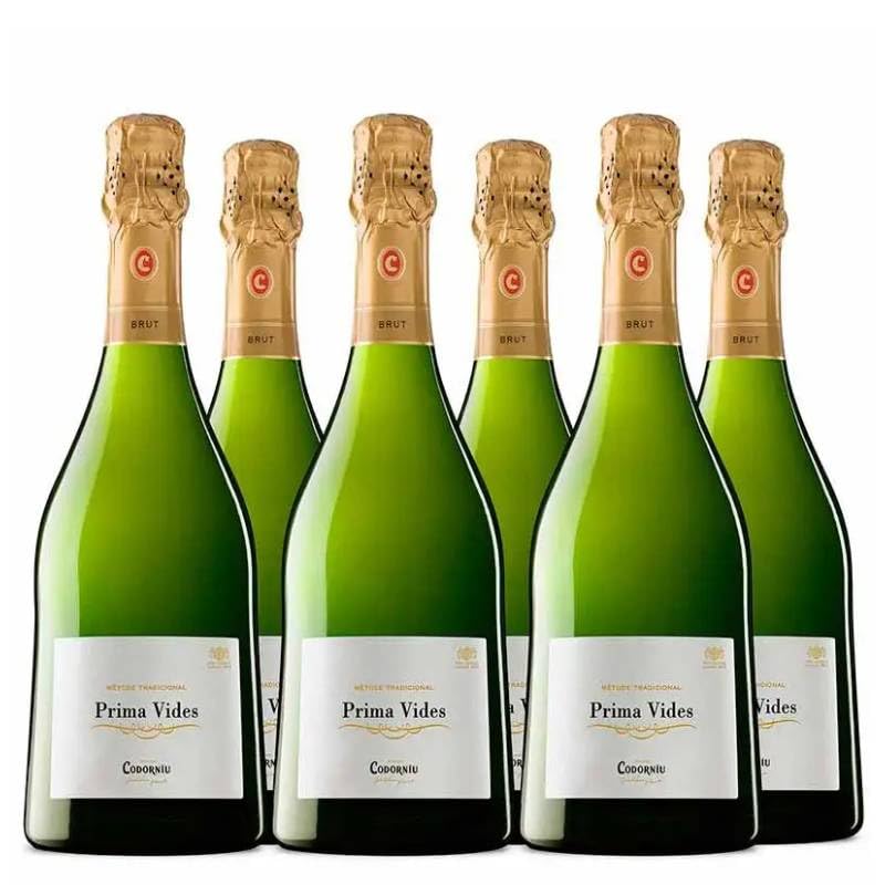 Codorníu Prima Vides - Cava Brut - 75cl (Paquete de 6)