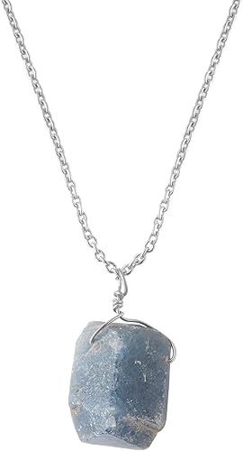 Miniatura 24 de Raw Gemstone Necklace Birthstones 1 Silver