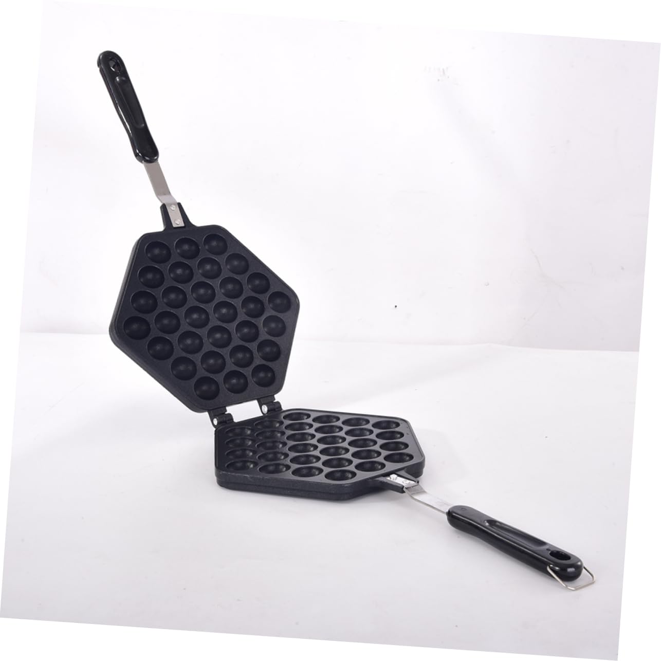 Cabilock 30löcher Doppelseitige Backform Aus Aluminiumlegierung Löchern Oktopuskugel-stil Eierwaffelform Backzubehör Küchenhelfer Für Haushalt Und Gasherde Einfach Zu Reinigen Bedienen