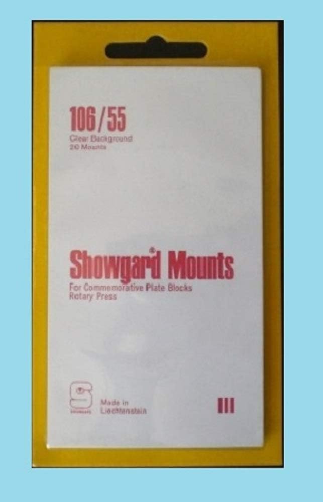 Pre-cut Black Stamp Mounts Size 127/70