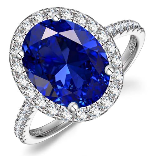 ININY Certified 4ct Lab Grown Royal Blue...