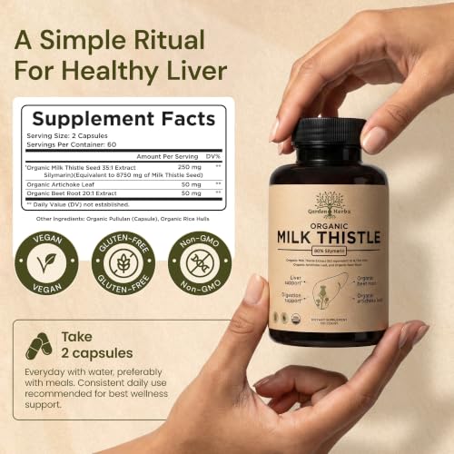 Garden of Herbz Organic Milk Thistle