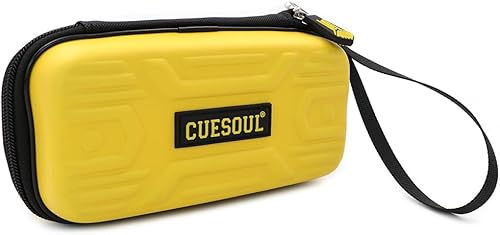 CUESOUL BEAST - Estuche para dardos amarillo lleva tu mundo a una funda de dardos XL