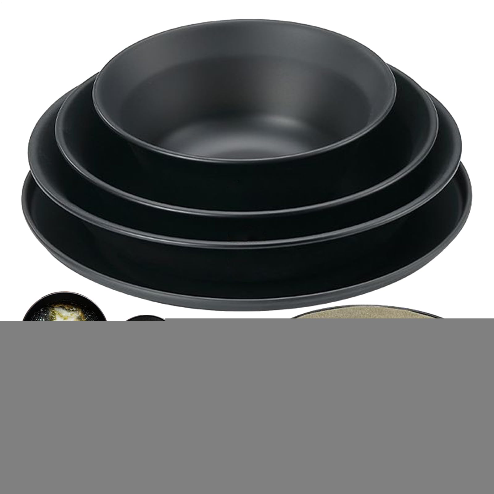 Camping Geschirr Set Edelstahl Teller Outdoor Geschirr Für Camping | Stapelbares Outdoor-Besteck, Hitzebeständige Titanbeschichtete Ausrüstung für Paare und Wohnmobildinner