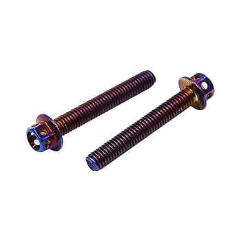 Amazon.com: uxcell 8Pcs Colorful Titanium Alloy Motorcycle