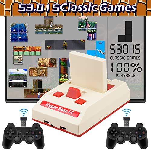 Retro Game Console Built In 53,015 Classic Games, 500G Video Game Consoles Plug & Play, Emulator Console Game System Compatible With Arcade/Mame/Ps1/Psp Ect, 4K Hd, 2 Wireless Controllers #TOP1