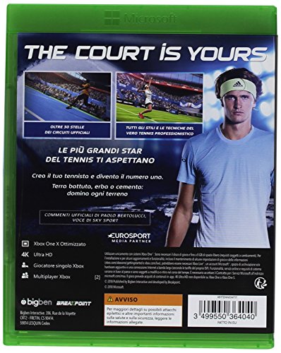 Microsoft Tennis World Tour Xbox One Standard Multilingue Neuf - vue 5