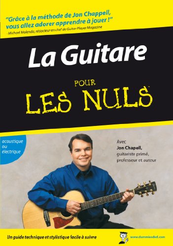 Guitarra con explicaciones visuales claras en el DVD interactivo editado en Francia 3