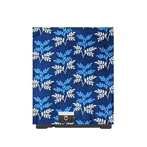 Image of Woah Washing Semi Automatic Washing Machine Cover Suitable for 5 Kg to 8 Kg Blue Leaf Top Load Washing Machine Cover | Dustproof Durable Cover