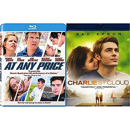 At Any Price / Charlie St. Cloud (Zac Effron 2 Blu Ray Drama Movies - 2 Disc - 3.4 Hours) -Dennis Quaid (Henry Whipple), Kim Dickens, Heather Graham, Kim Basinger (Academy Award Winner), Ray Liotta