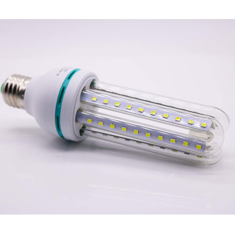 Xindaxin® - Bombilla LED de bajo consumo (no regulable, casquillo E27, bajo consumo de energía, luz blanca fría 6000 K, intensidad no regulable, 20 unidades)