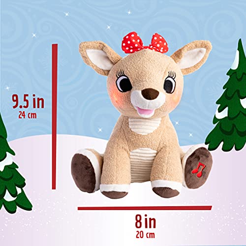 Kids Preferred Rudolph The Red-Nosed Reindeer Light Up Musical Clarice Stuffed, Soft Crinkle, Christmas Holiday Toy, Boys & Girls 0 And Up, 9.5 Inches #TOP4