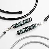 Crossrope Get Strong Set - Weighted Jump Ropes for Strength Training - Improve Power and Endurance in a Fun Jump Rope Workout - 1LB and 2LB Ropes with Power Handles