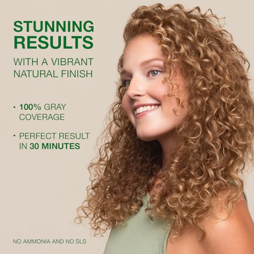 Image of Naturigin Permanent Hair Color, 7.0 Medium Blonde, Ammonia Free, 100% Gray Coverage, Nourishing Natural Formula, For All Hair Types, Long-Lasting, Vegan & Cruelty-Free, 1 Pack