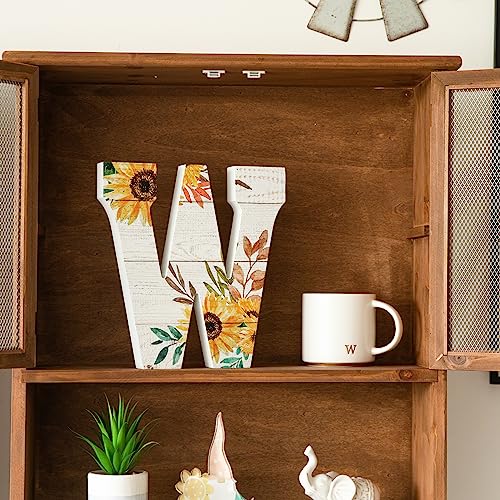 COLLECTIVE-HOME-10-Wood-Lettes-for-Wall-Decor-Sunflower-Tabletop-Alphabet-Decoration-DIY-Farmhouse-Decor-Rustic-Freestanding-Monogram-Block-W COLLECTIVE HOME 10 Wood Lettes for Wall Decor Sunflower Tabletop Alphabet Decoration DIY Farmhouse Decor Rustic Freestanding Monogram Block W