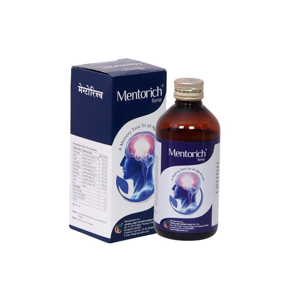 CAPRO - MENTORICH SYRUP - 200 ML (200 ML X 3 NOS) (B0CQGMKN9V) Amazon Price History, Amazon Price Tracker