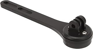 Uxsiya Bike Handlebar Computer Mount, Aluminum Alloy Portable Stable Performance Lightweight Bike Computer Bracket for Outdoor Cycling