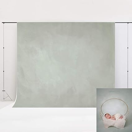 Kate 2.2x1.5m 背景布 薄緑 背景 レトロ 撮影用 背景布 テクスチャ 写真 背景 スタジオ 背景 撮影布 写真館 無反射 折り畳み可能