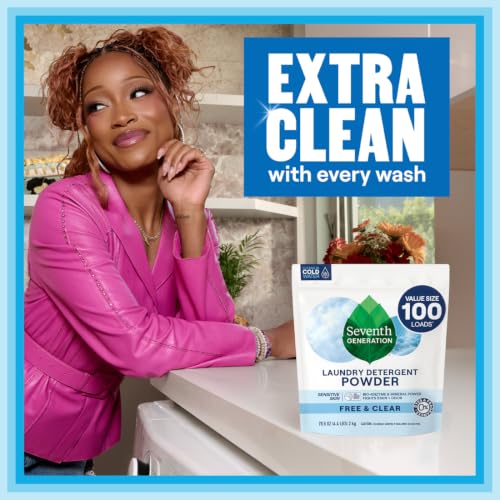 Seventh Generation Laundry Detergent, Fresh Lavender, 40 oz, 53 Loads - image 2