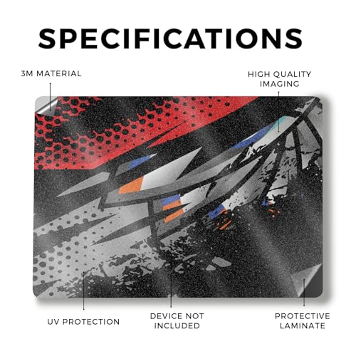 Image of Glossy Glitter Laptop Skin Compatible with Alienware M18 R2 (2024) - Blade Fan - Premium 3M Vinyl Protective Wrap Decal Cover - Easy to Apply | Crafted in The USA by MightySkins