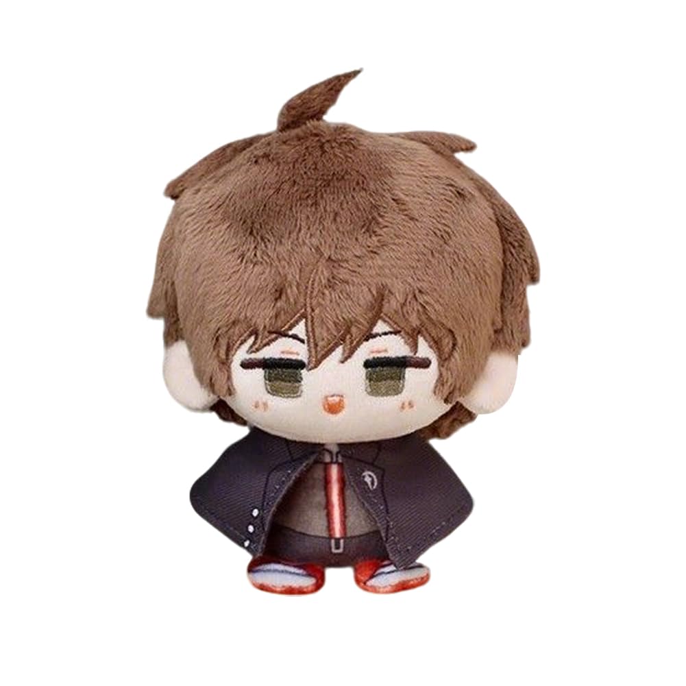 Zhongkaihua Anime Plush Naegi Makoto Figure Sitting Soft Stuffed Cartoon Pendant Bag Backpack Keychain Occasions Decorations 12CM