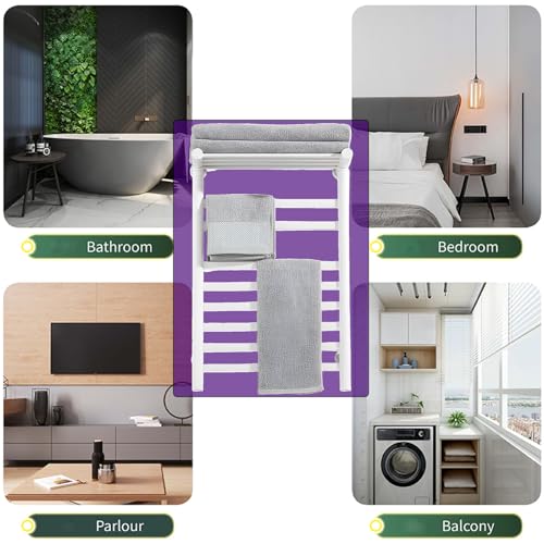 Calentadores de toallas con control de temperatura para baños modernos 4